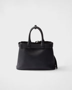 Prada Buckle Small Leather Handbag With Belt